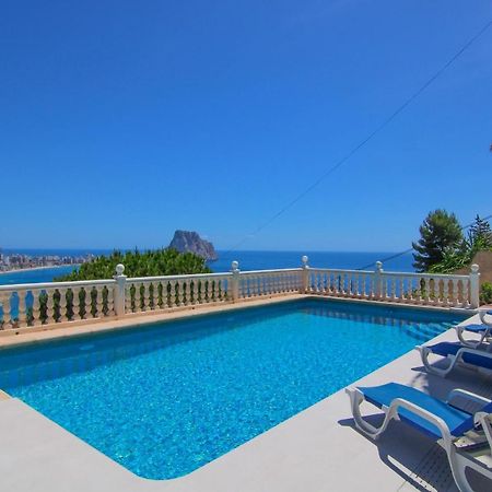 Villa Con Piscina Y Vistas Al Mar - Mar 27 H Calp Exterior foto