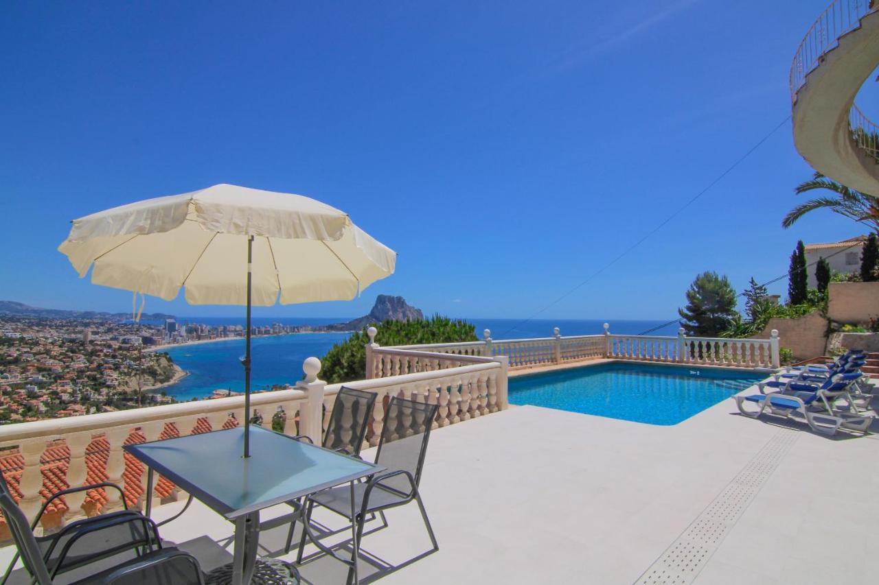 Villa Con Piscina Y Vistas Al Mar - Mar 27 H Calp Exterior foto