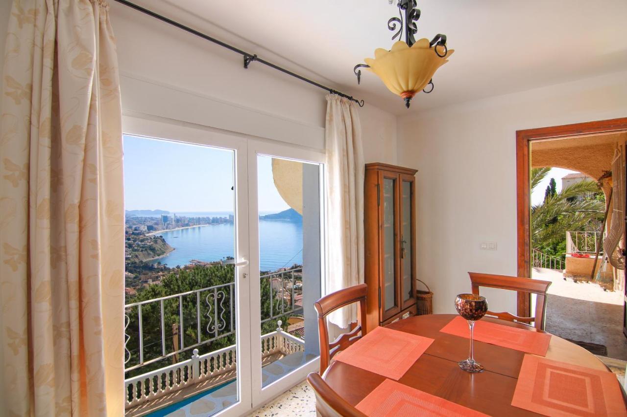 Villa Con Piscina Y Vistas Al Mar - Mar 27 H Calp Exterior foto