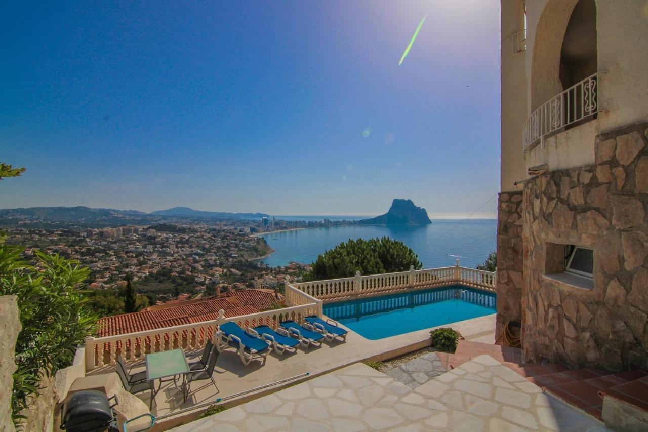 Villa Con Piscina Y Vistas Al Mar - Mar 27 H Calp Exterior foto